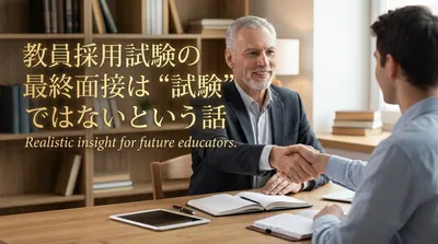 教員採用試験の最終面接は"試験"ではないという話
