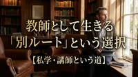 教師として生きる「別ルート」という選択【私学・講師という道】
