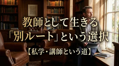教師として生きる「別ルート」という選択【私学・講師という道】