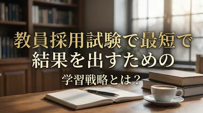 教員採用試験で最短で結果を出すための学習戦略とは？
