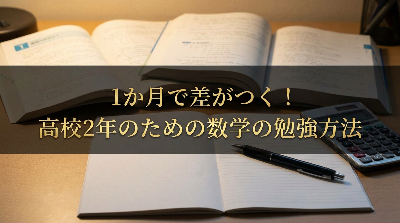 1か月で差がつく!高校2年のための数学の勉強方法