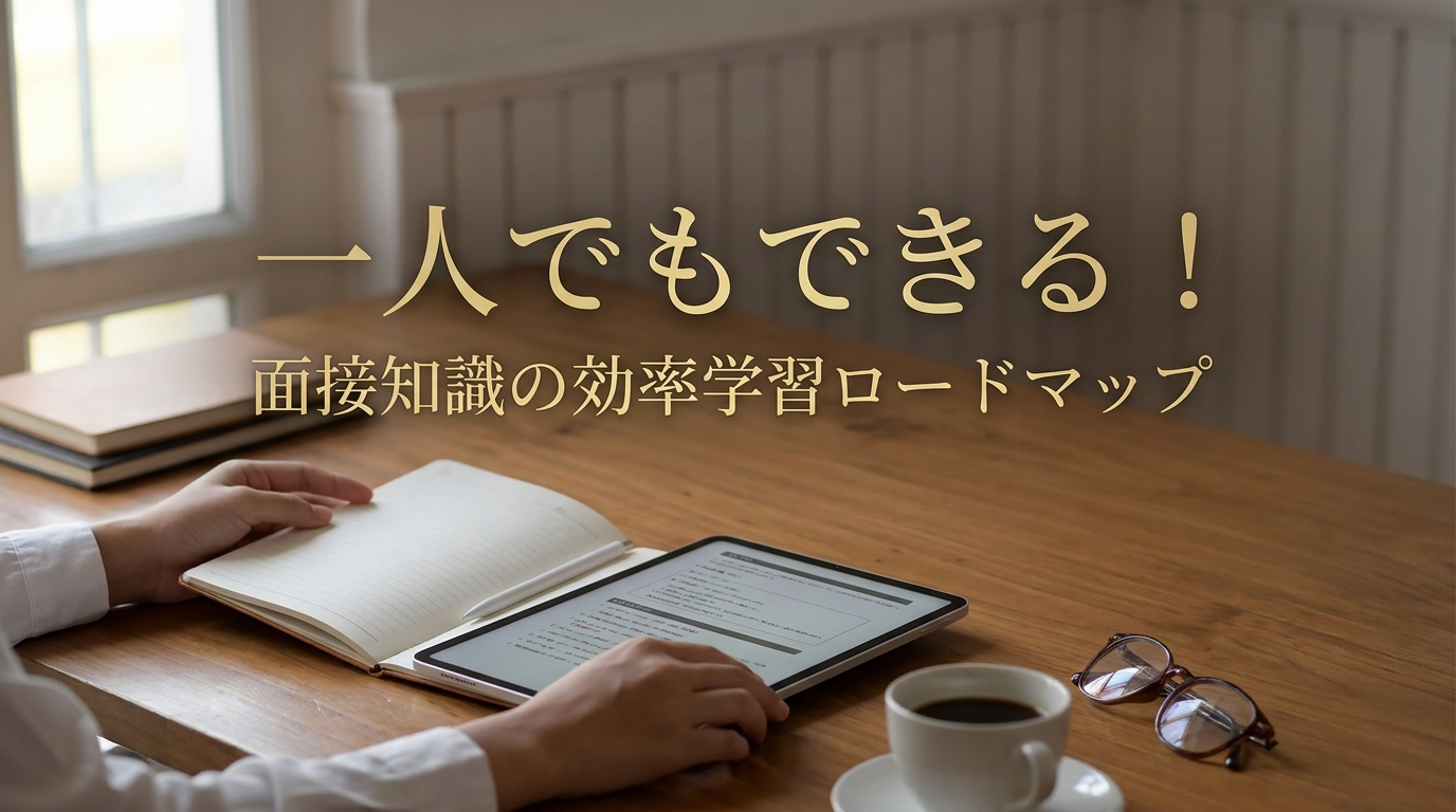 一人でもできる！面接知識の効率学習ロードマップ