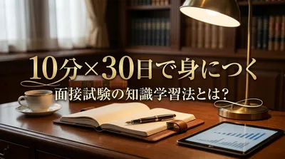 10分×30日で身につく面接試験の知識学習法とは？