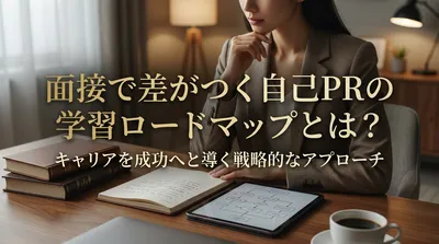 面接で差がつく自己PRの学習ロードマップとは？
