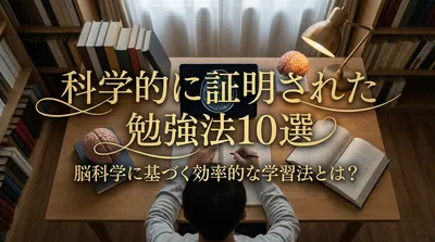 科学的に証明された勉強法10選｜脳科学に基づく効率的な学習法とは？