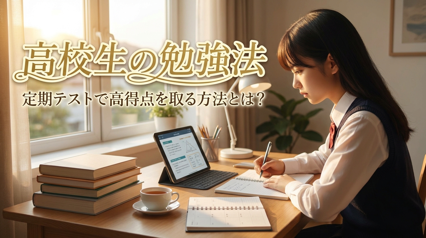 高校生の勉強法|定期テストで高得点を取る方法とは?
