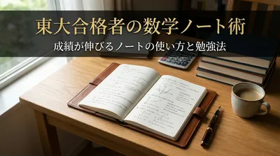 「東大合格者の数学ノート術｜成績が伸びるノートの使い方と勉強法