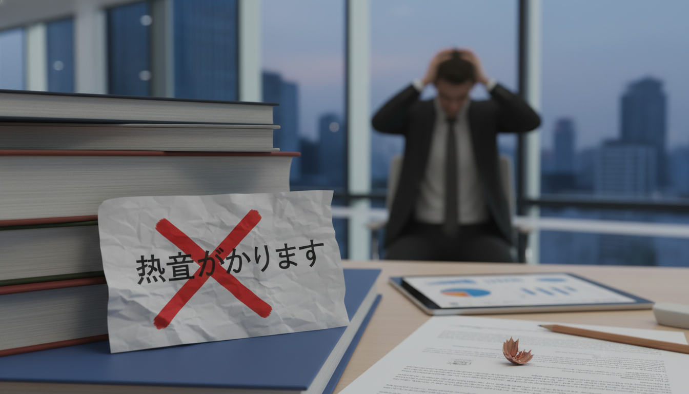 なぜ「熱意があります」では通用しないのか